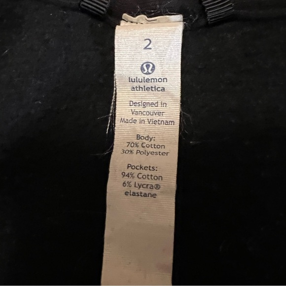 Lululemon Fleece To Be True Jacket Mock Neck Black 2 quilted athletic yoga - Picture 13 of 14